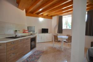 Kjøkken eller kjøkkenkrok på Palazzo Maggiore Suite A