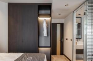 Voodi või voodid majutusasutuse Derand Hotel toas