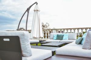Ruang duduk di B&B Fruithof Tack