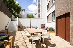 Balkón nebo terasa v ubytování ibis budget Nanterre la Defense