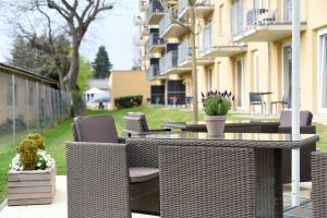 Budynek, w którym mieści się hotel