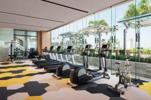 Fitness centrum a/nebo fitness zařízení v ubytování Courtyard by Marriott Colombo