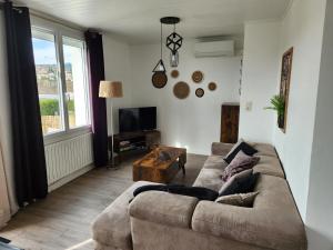 Χώρος καθιστικού στο GÎTES MA&LIA SUD ARDÈCHE