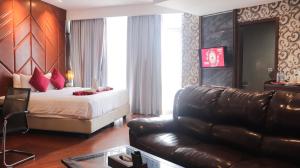 Katil atau katil-katil dalam bilik di Pakons Prime Hotel