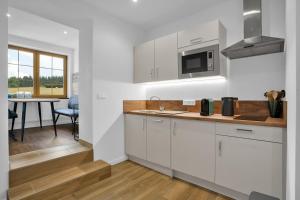 Kuchyň nebo kuchyňský kout v ubytování Apartmány Ochsendorf - Pod Strání