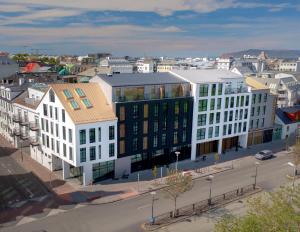 Nespecifikovaný výhled na destinaci Reykjavík nebo výhled na město při pohledu z hotelu