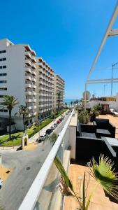 a view from the balcony of a building at Bajondillo Beach Cozy Inns in Torremolinos