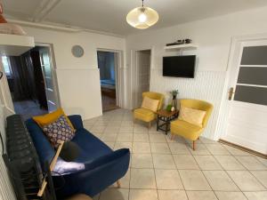A television and/or entertainment centre at Souterrain
