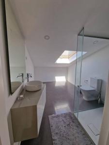 埃斯波森迪的住宿－RealGoios，一间带水槽和卫生间的浴室