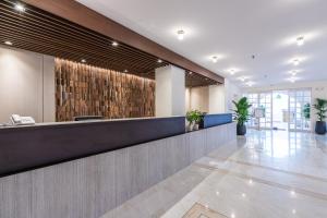 Vstupní hala nebo recepce v ubytování Platanista Hotel