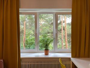 Fotografie z fotogalerie ubytování Sunny apartment with lake and forest view v destinaci Visaginas