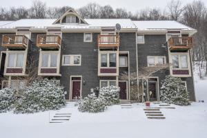 a large house with snow on the ground at Villages of Wisp 08 Winding Way in McHenry
