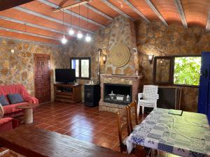 Posezení v ubytování Cortijo el llano