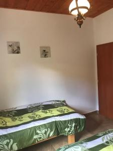 Postel nebo postele na pokoji v ubytování Prázdninový dům na Pálavě s vinným sklepem