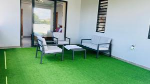 Posezení v ubytování Blissful Villa
