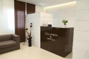 Posezení v ubytování Hotel Columbia & Ninfea