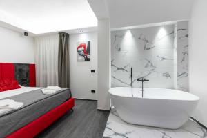 Postel nebo postele na pokoji v ubytování ML luxury room
