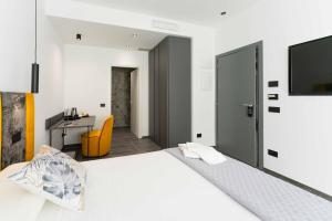 TV a/nebo společenská místnost v ubytování ML luxury room