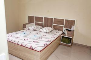 Postel nebo postele na pokoji v ubytování Hotel Tenda Jaçanã