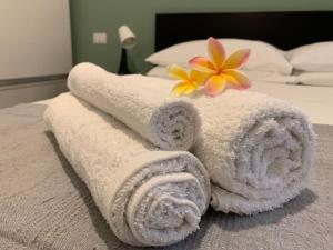 Voodi või voodid majutusasutuse "CITY CENTER 10Stars"- Casetta Matteotti- Feel like HOME toas