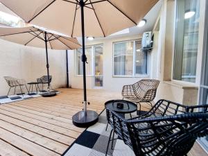 Patio nebo venkovní prostory v ubytování Studio Blumar 2 in Super Center