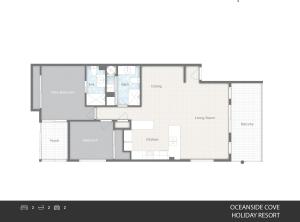 a floor plan of a house at Oceanside Cove in Gold Coast