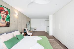 Postelja oz. postelje v sobi nastanitve 'The Fern' Split-level Eco Luxury in Alexandria