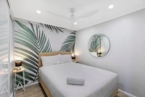 Säng eller sängar i ett rum på Ocean Pines Apartment 5
