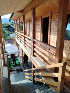 Svalir eða verönd á HOTEL AMIRAN