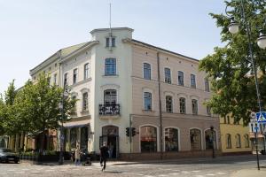 Budova, kde se aparthotel nachází