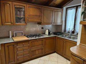 Kuchyň nebo kuchyňský kout v ubytování Casa Rina