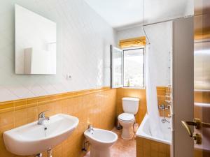 Koupelna v ubytování Casa samia