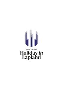 un cartello che legge le vacanze in lappland di Holiday in Lapland - Ellenpolku 2 K2 a Ylläs