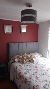 Voodi või voodid majutusasutuse Cabaña Quintero 3 habitaciones toas