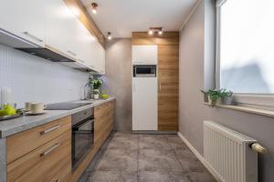 Kuchyňa alebo kuchynka v ubytovaní Apartament 24 AbsyntApart Rynek Wrocław