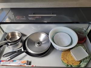 Kuchyňa alebo kuchynka v ubytovaní Agréable Appartement avec Balcon