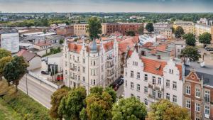 Výhľad na mesto Grudziądz alebo výhľad na mesto priamo z apartmánu