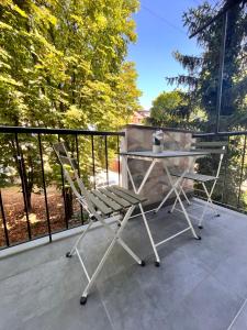 Balkón nebo terasa v ubytování Apartment LALA