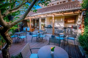Restaurace v ubytování Pondok Sari Kuta