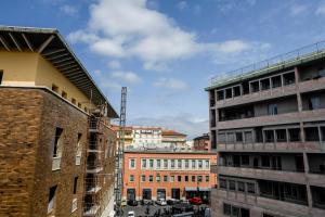 a group of buildings in a city at Vale a Livorno in Livorno