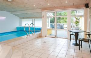 Swimming pool sa o malapit sa Stunning Home In Blvand With Sauna