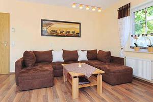 Posezení v ubytování Ferienhaus Strandkorb