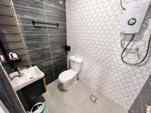 Koupelna v ubytování BEATRIX HOTEL