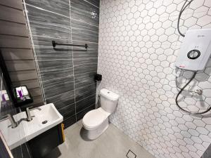 Koupelna v ubytování BEATRIX HOTEL
