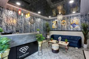 Posezení v ubytování DIAMOND HOTEL
