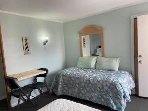 Postel nebo postele na pokoji v ubytování Barcelona Motel