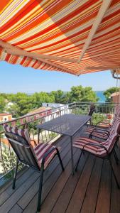 Balkón nebo terasa v ubytování Apartments Ori