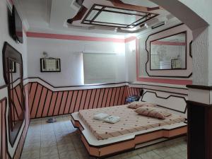 Postel nebo postele na pokoji v ubytování Trevo de Cumbica