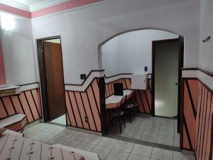 Postel nebo postele na pokoji v ubytování Trevo de Cumbica