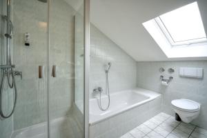 Koupelna v ubytování Hotel Schaider
